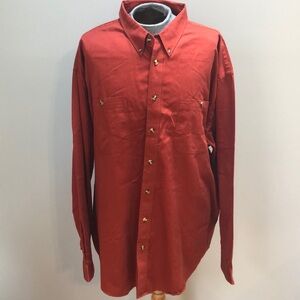 Scandia Woods 4XL-TL Orange Long Sleeve Shirt
